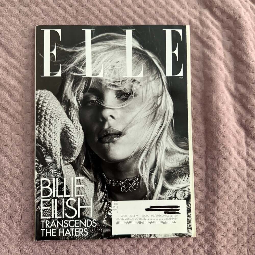 Billie Eilish Elle Magazine October 2021